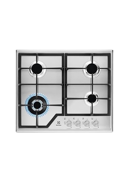 EGS6436SX Ankastre Gazlı Inox Ocak