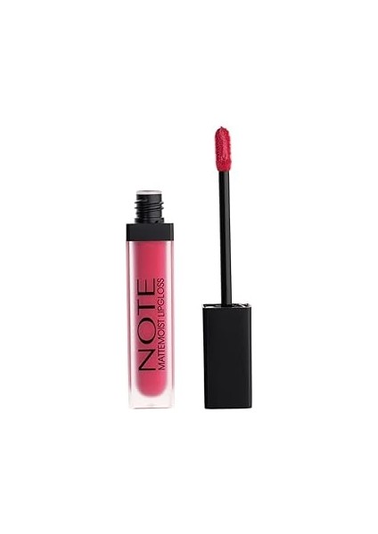 Mattemoist Lipgloss 406 Heart Yarı Mat Saten Bitişli Likit Ruj, Pembe