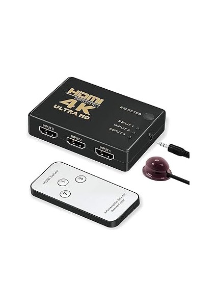 Yeni Nesil Tv Için Hdmı Çoklayıcı 3 Port 4k Kumandalı Kullanımı Ve Kurulumu Kolayultra Hd