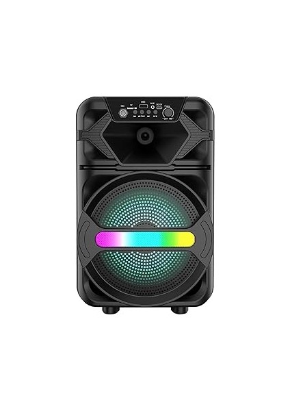 20w 2400 Mah Mikrofonlu Led Işıklı Taşınabilir Bluetooth Hoparlör Bts-410