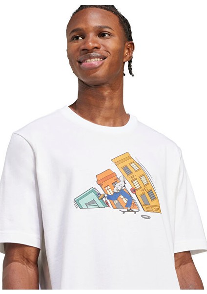 M Ddl Skat Beyaz Erkek T-Shirt JM6499 modelleri