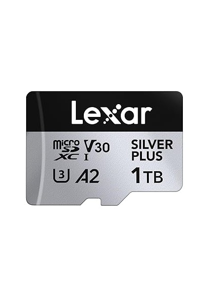 Lexar 1tb Silver Plus 205MB 4K V30 Uhsi Micro Sd Hafıza Kartı