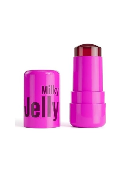 Milky Jelly Doğal Görünüm Dudak ve Yanak Renklendirici Allık Böğürtlen (Berry) 5 gr