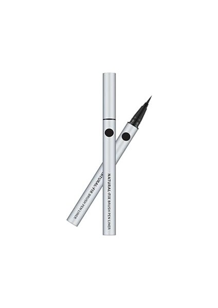 Ince Fırça Uçlu Kalem Eyeliner Natural Fix Brush Pen Liner (Black)