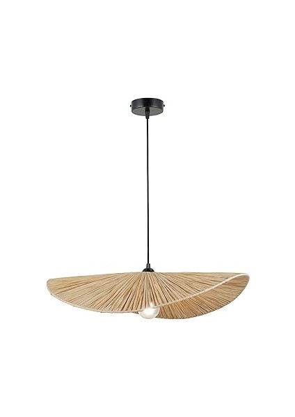 Lucea Dresa 06 55’lik Küçük Boy Tekli Sarkıt, Doğal Ahşap