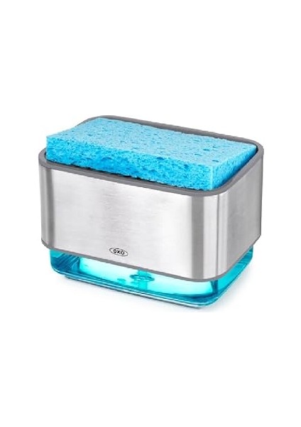 Oxo - Good Grips Sabunluk Sünger Tutucu, Paslanmaz Çelik, Tek Boyut