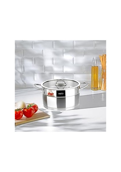 Silver Mat Trend 18 cm Derin Tencere