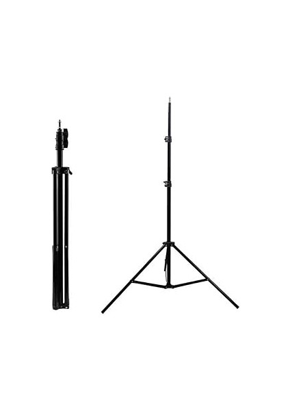 Kyrotech Alüminyum Alaşımlı Işık Standı 2 Metre Ayarlanabilir Yaylı Yastıklı Fotoğraf Tripod Standl