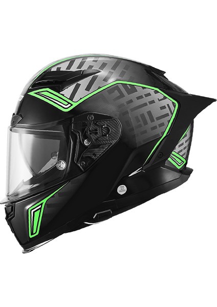 Motosiklet Kask Full Face Ce Yüksek Güvenlikli Motor Kaskı Exorcısm Edition