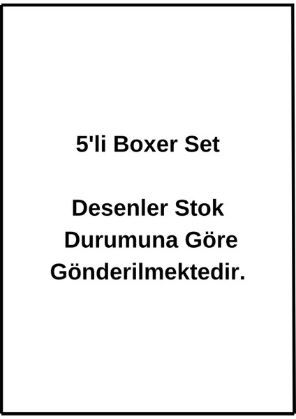 %95 Pamuklu Erkek Çocuk Boxer Külot Iç Çamaşır 5li Set fiyatları