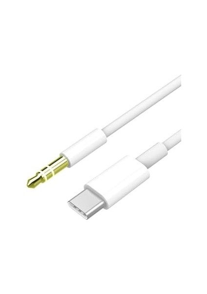 Type-C To 3.5mm Aux Kablo, Aux Ses Kablosu, Type C To 3.mm Aux Hızlı Şarj Kablosu