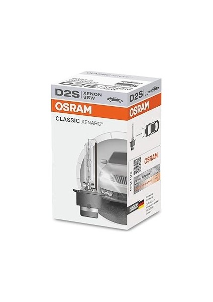 Ampul Classic Xenarc D2S 35W Xenon 66240CLC