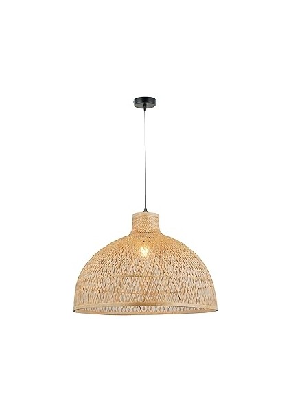 Lucea Venira 10 Büyük Boy 50’lik Bamboo Tekli Sarkıt, Doğal Ahşap