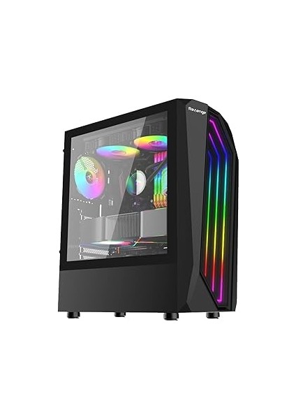 Revenge Infinite Spacex5 3 Rgb Fanlı Gaming Oyuncu Bilgisayar Kasası Infinity Ayna Ön Panel