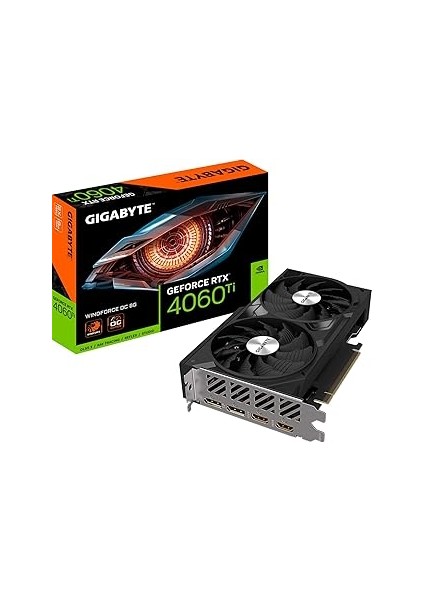 Geforce Rtx™ 4060 Ti Windforce Oc 8g 2 Fanlı Windforce Cooling System Gaming Ekran Kartı