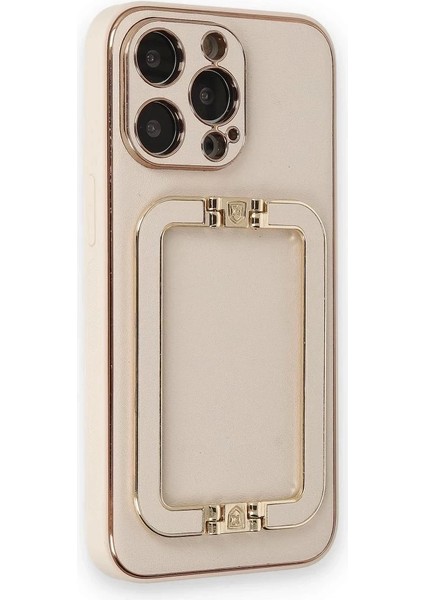 Newface iPhone 14 Pro Kılıf Coco Elit Kapak - Gold fiyatları