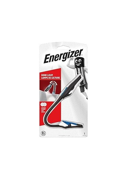 Energizer Fl Booklight Fener ve Pil Seti, Mavi, Gri
