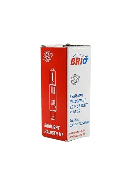 Bri̇o Ampul Halojen H1 12V 55W 64150 2 Li̇