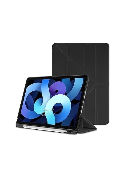 Microsonic Ipad Air 13 2024 Kılıf (A2898-A2899) Origami Pencil Siyah [ıpad Air 13 2024 ile Uy