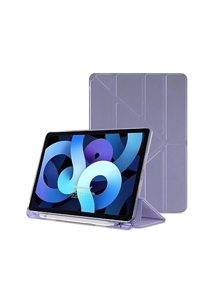 Microsonic Ipad Air 13 2024 Kılıf (A2898-A2899) Origami Pencil Lila [ıpad Air 13 2024 ile Uyu