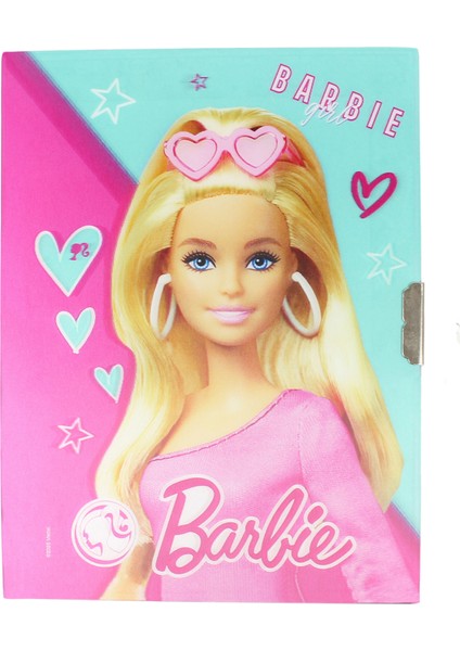 Dolphın Hatıra Defterı Kılıtlı Barbıe 3D (B-880)