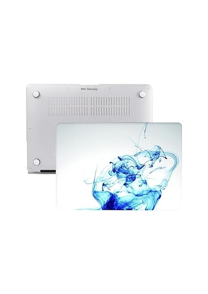 Mcstorey Macbook Air M1 Kılıf 13INÇ PAINT01NL (Touchid'li M1 Air) A2337 A2179 A1932 ile Uyumlu Qt-4