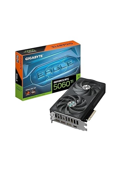 Geforce Rtx™ 5060 Ti Eagle Oc 16G 2 Fanlı Windforce Soğutmalı Gaming Ekran Kartı – GV-N506