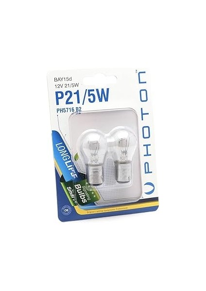 P21/5W Yeni Nesil 1016 Stop Ampul Ikili Kutu 12V 21/5W Çift Duy