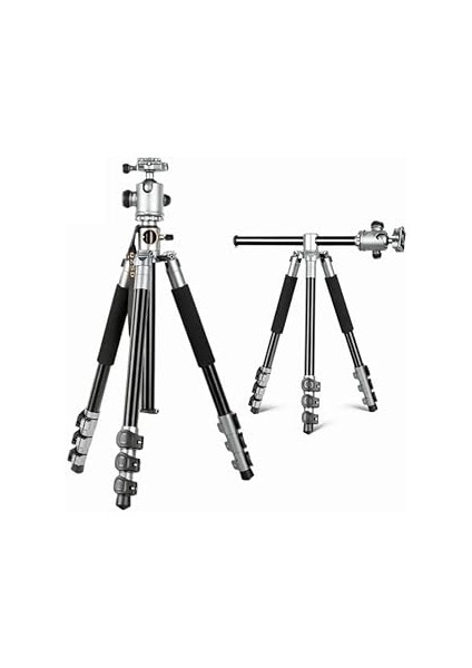 Hepu HT-T03 Çok Fonksiyonlu 360 Crossbar Tripod Profesyonel Yatak Dikey Panaromik Başlı Tripod Makr