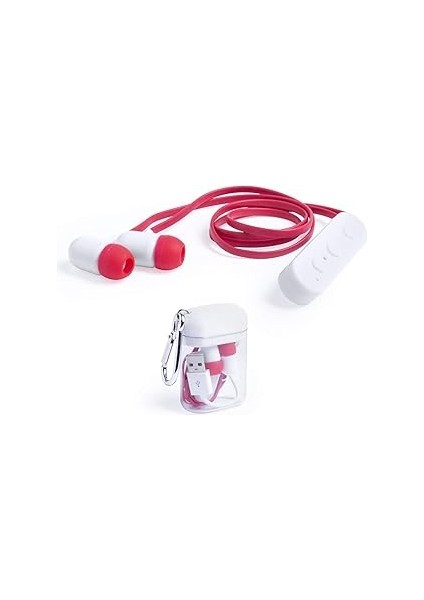 Makito 3268 Hd Kalitesinde Harici Gürültüye Karşı Yalıtımlı Telefon Kulaklığı, Kırmızı