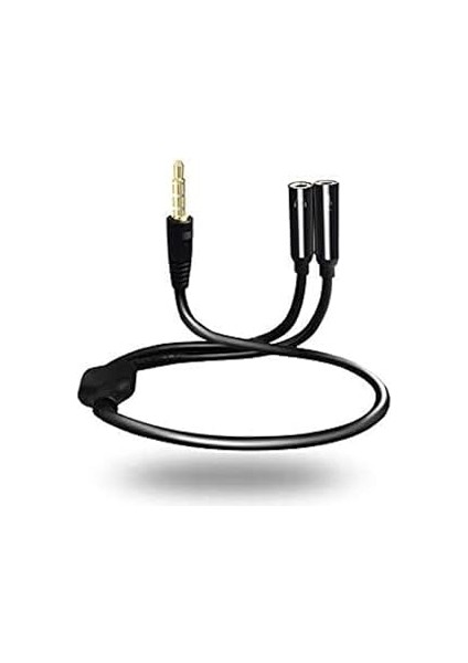 Sl-302ms 3,5mm Splitter Mikrofon Speaker Kablosu