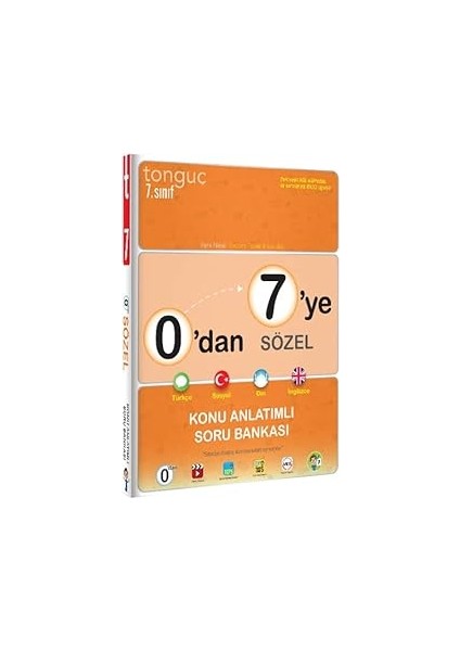 Tonguç 0'dan 7'ye Sözel Konu Anlatımlı Soru Bankası