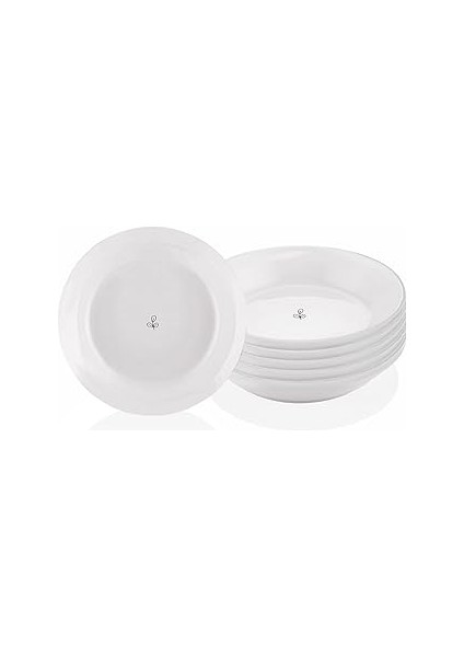 The Mia Summertime Yemek Tabağı 6lı Set 20 cm SMR0014