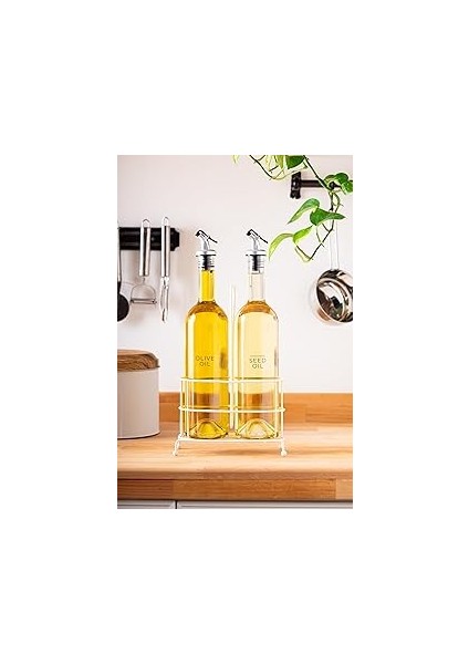 Cremma 2 Li Standlı Yağlık 750ML Beyaz