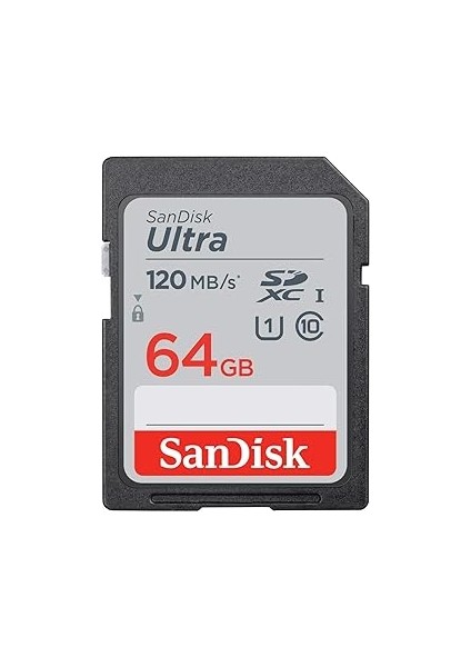 Ultra 64GB Sdxc Memory Card 120MB/S