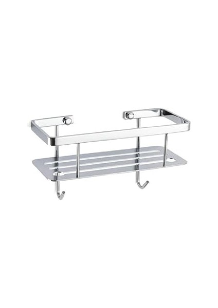 System Banyo Duş Raf Sistemi Krom Renk 152X112X260 mm