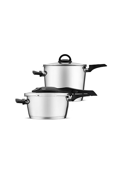 Procook Düdüklü Tencere Seti 4 ve 6 Lt, Çelik