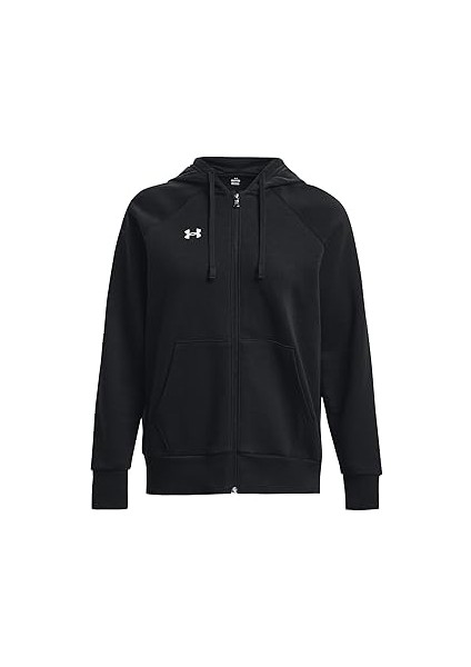 Under Armour Kadın Rival Polar Kapüşonlu Sweatshirt, Tam Fermuarlı, Polar Üst