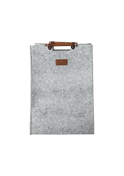 Concept Dodie Keçe Çamaşır Sepeti Açık Gri 29.5X37.5X52.5