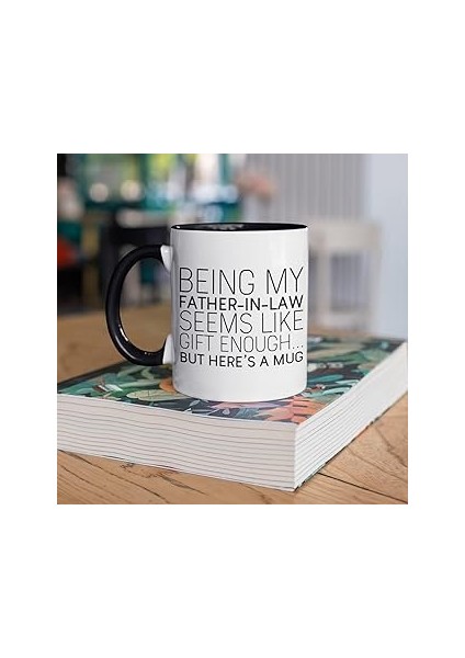 Print Dore Kayınbaba Kupası, Kayınbaba Kahve Kupası, Babalar Günü Hediyesi Kupa Bardak,ıngilizce Ku