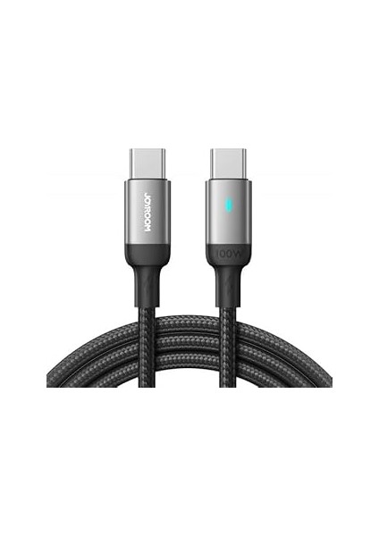 Jr - S-CC100A10 Extraordinary Serisi Hızlı Şarj Veri Kablosu, 100 W, Tip C - C Tipi, 1,2 M