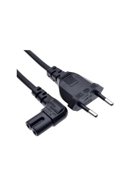 2 Metre 90 Derece Teyp Power Kablo 2 Metre Teyp Fişi 2 Metre Teyp Power Kablo 90 Derece