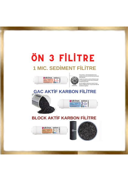 Platınum Pompalı & Montaj Dahil 10 Litre 7 Filtre 14 Aşama 90 Gpd Nano Membran Gümüş Iyon Tatlandırıcı Mineral Alkali Filtreli Antibakteriyel 12 Lt Çelik Tanklı Su Arıtma Cihazı indirimleri