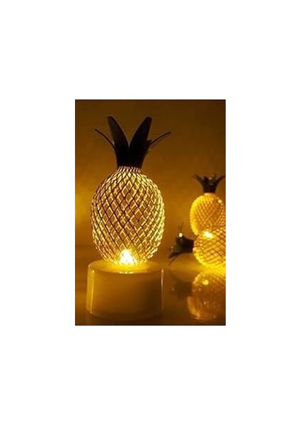 Mobee Minik Boylu Şirin Ananas Gece Lambası Sarı Loş LED Işık