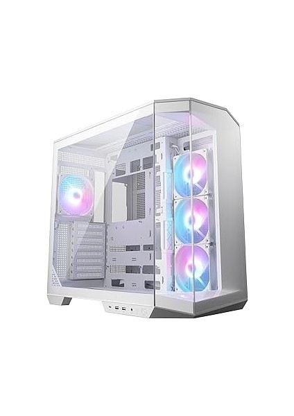 Pano 100R Pz White Temperli Cam 3X120MM 1X120MM Argb Fan Atx Beyaz Panoramik Gaming Bilgisa