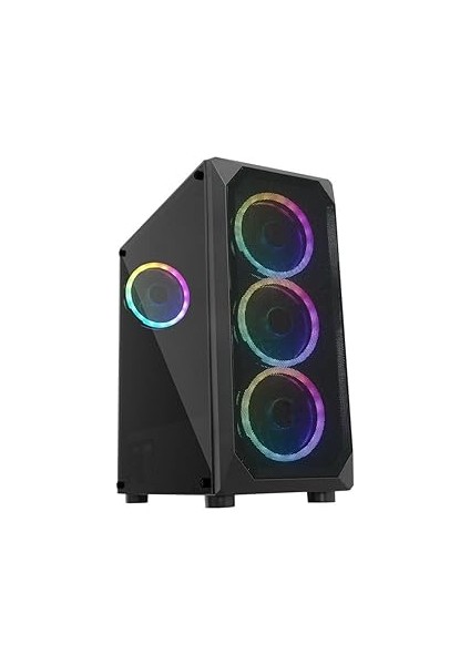 Xmesh 4X120MM Rainbow Fan Oyuncu Kasa