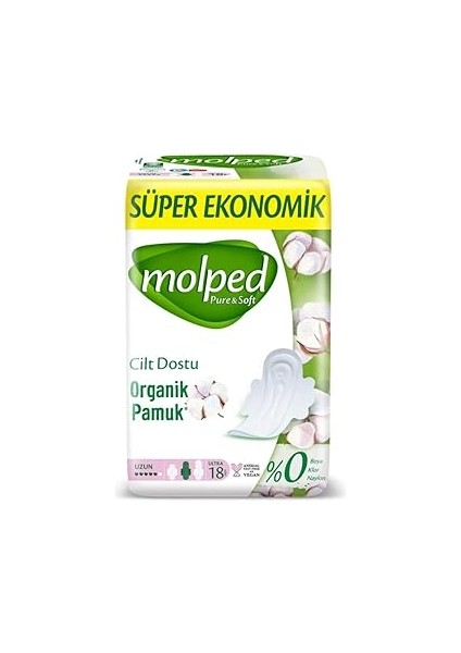 Molped Pure Soft Süper Ekonomi Uzun 18'li
