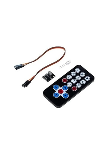 Robotistan Ir Alıcı Verici Kumanda Seti - Ir Receiver Module Wireless Remote Control K