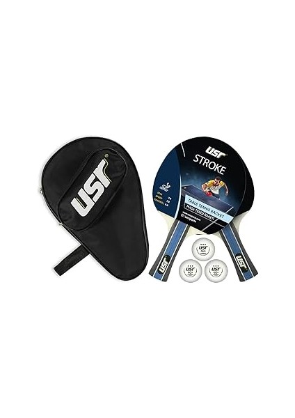 Usr Stroke-Match Masa Tenisi 2 Raket + 3 Top + Kılıf Set