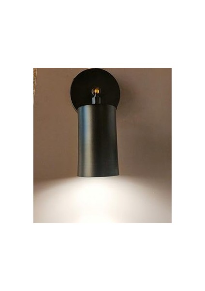 Tel Lighting GU10 Tekli Metal Spot Aydınlatma (Siyah)